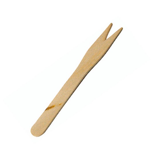 Wooden Cocktail Forks | Wooden 2-prong Cocktail Fork | Sydney Packaging